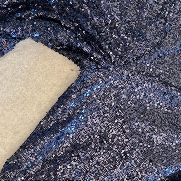 H&M Sequin Navy Blue Top-NWT - Picture 10 of 11